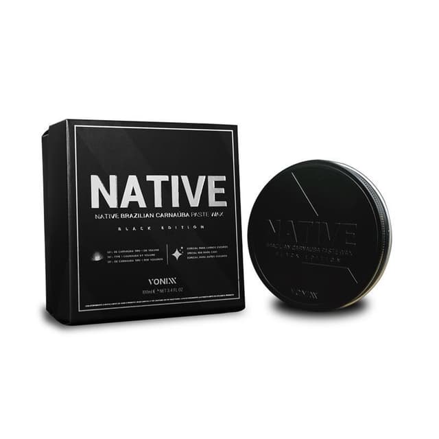 Produto NATIVE BLACK WAX 100ML da marca VONIXX disponível na APARBS em Porteirinha MG