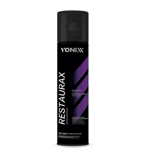 Produto RESTAURAX AEROSSOL 400ML da marca VONIXX disponível na APARBS em Porteirinha MG