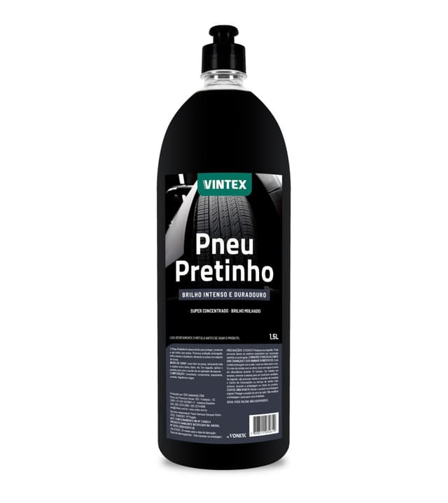 Produto PNEU PRETINHO 1,5L da marca VINTEX disponível na APARBS em Porteirinha MG